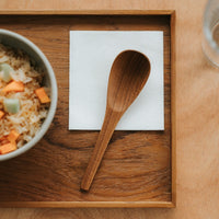 Teak Wood Soup Spoon